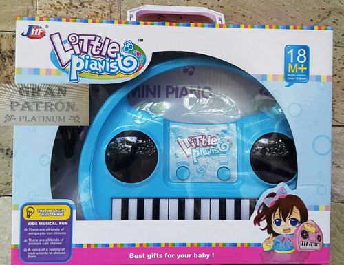 Imagen 3 de 3 de Piano Sonajero Con Sonido Y Luces Pilas Incluidas