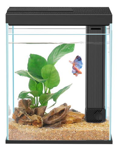 Betta Fish Tank, Kit De Inicio De Acuario De Vidrio De 2 Gal