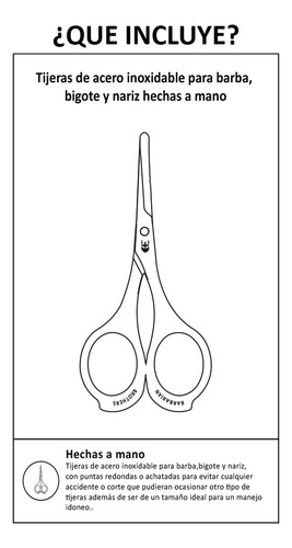 Tijeras Para Barba Y Bigote Barbarian Brothers