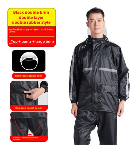 Echa Un Vistazo A La Ropa Impermeable De Doble Capa Para Hom