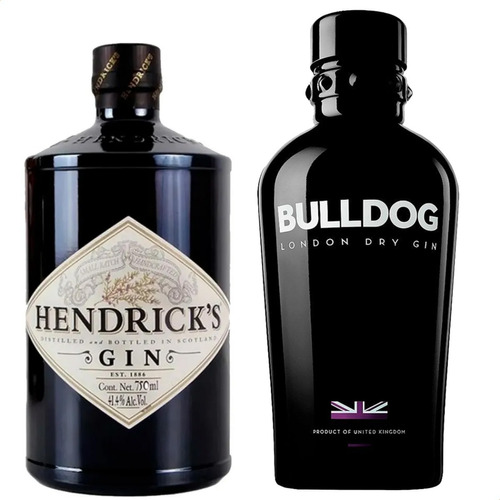 Combo X2 Gin Hendricks + Bulldog London Dry