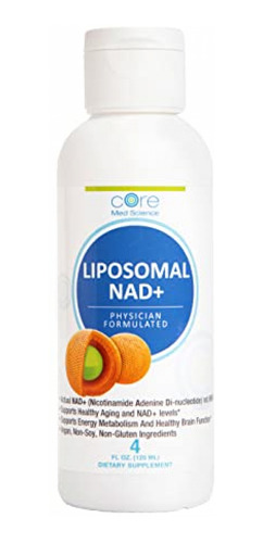 Imagen 1 de 8 de Suplemento Vitamina B3 Liposomal Nad+ De Core Med Science - 