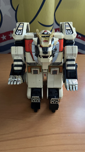 Robô Power Rangers Megazord White Tigerzord Da Bandai 1994 ( (Usado)
