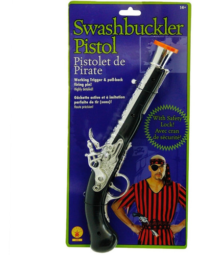 Imagen 3 de 6 de Pistola Pirata Clasica Deluxe