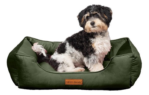 Cama Para Perros De Lujo Modern Threads - Cómodo Cojín De Te