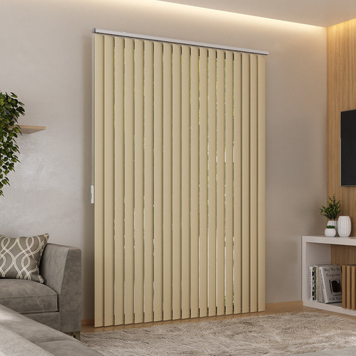 Persiana Vertical Pvc 1,60x1,70 Lateral Cor Camurça