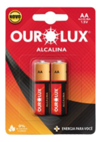 Kit Pilhas Alcalinas Aa1,5v - C/02 Ourolux