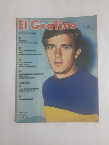 El Gráfico 2580 Boca 2 Central 0 ,guía Del Fútbol 1969