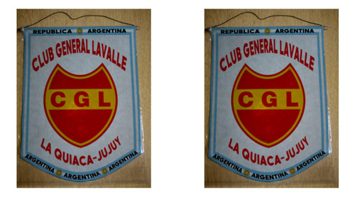 Banderin Grande 40cm Club General Lavalle La Quiaca