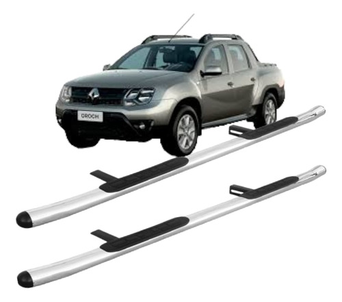 Estribos Limitados Caño Cromados Renault Oroch + Envio