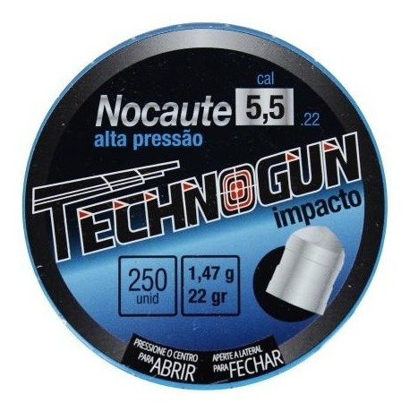 Chumbinho Technogun Nocaute 5,5 C/125