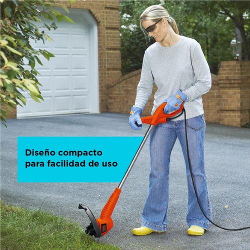 Imagen 4 de 12 de Desbrozadora 30cm Con Guarda Black+decker St4500-b3