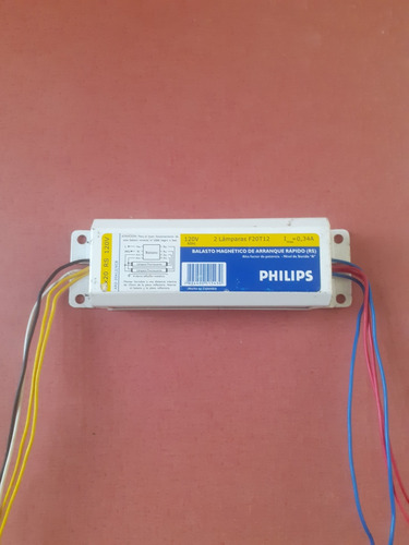 Balastro Philips Magnetico 2 × 20 R.s