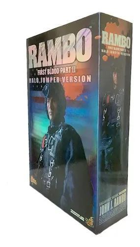 Hot Toys Rambo First Blood Halo Jumper Mms11 Escala 1/6=30cm