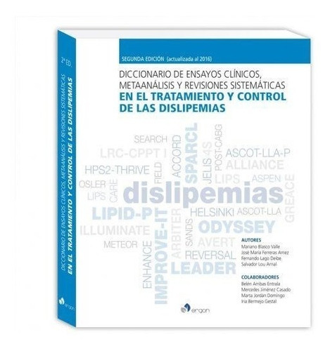 Diccionario De Ensayos Clinicos Para Las Dislipemias - Ergon