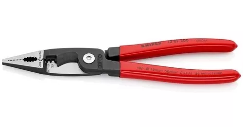 Alicate Knipex para instalaciones eléctricas 200 mm