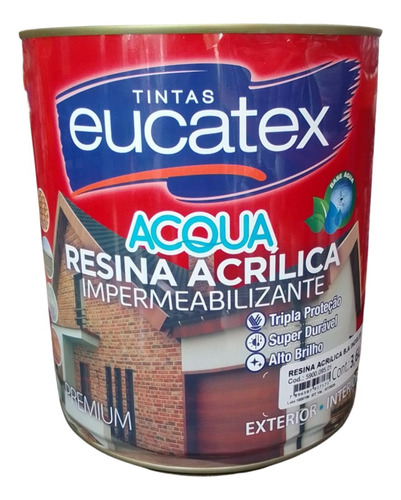 Resina Acrilica Impermeabilizante 3.6lts Eucatex