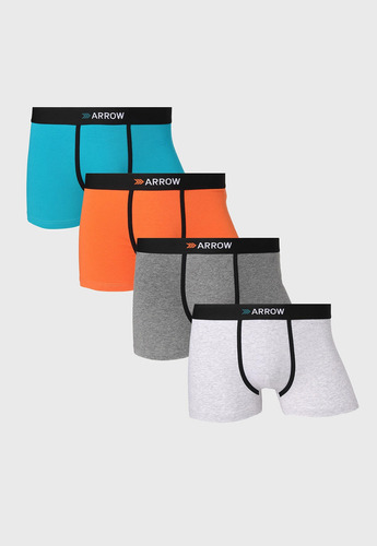 Boxer 4 Unidades Liso Arrow Bo42355su