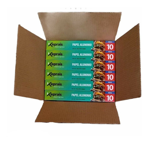 Papel Aluminio Modelo 10 Keprais (24 Piezas)