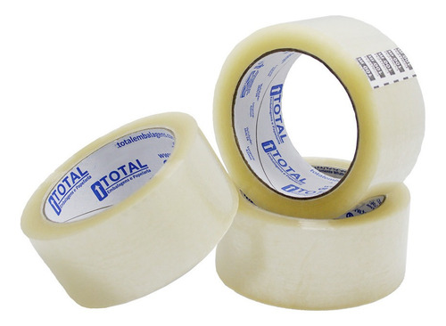 Imagem 6 de 8 de Fita Adesiva Transparente 45x100metros 5rolos Envio Expresso