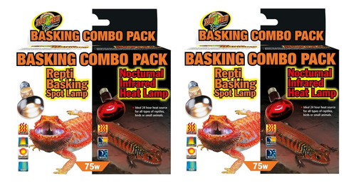 Zoo Med 2 Pack De Basking Combo Pack, Cada Paquete Contiene 