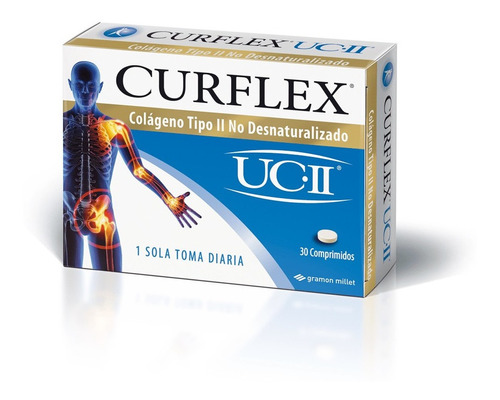 Curflex Suplemento A Base De Colágeno En Comprimidos X 30