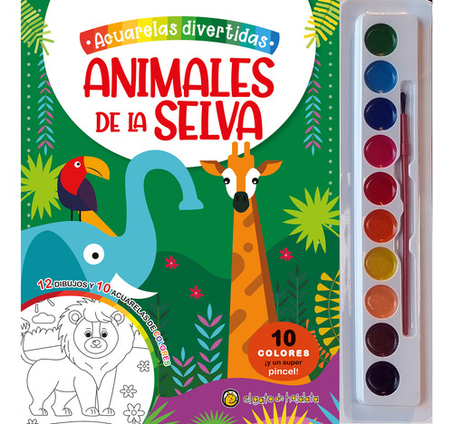 Libro Animales De La Selva (acuarelas)