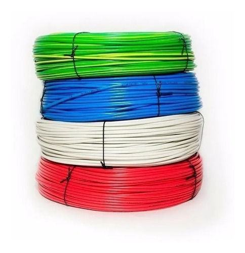 Cable De Cobre Flexible 1mm Color Rojo  Rollo 100mts -sc-