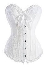 Corset Modelo Corazón Blanco Talla 3xl