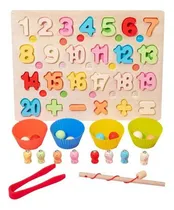 Comprar Ts Number Block Girls Puzzle Counting Toy Montessori Number