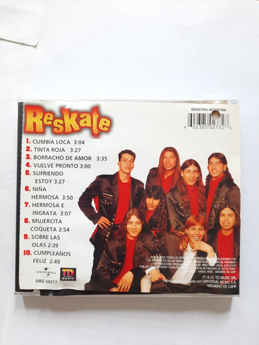 Reskate. Cd. Cumbia Loca