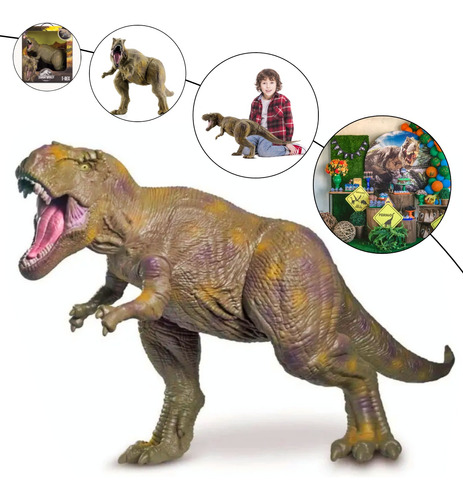 Dinossauro T-rex Boneco Gigante Jurassic World Articulado