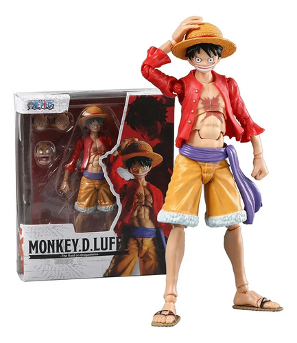 Figura De Anime Shf One Piece Monkey D. Luffy, Modelo Articu