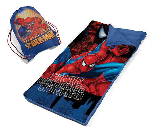 Marvel Spiderman Slumber Bag Set