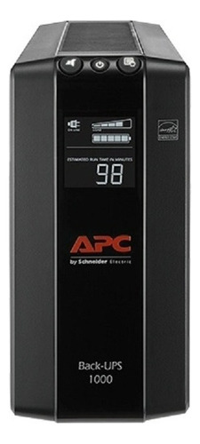 No Break Apc Bx1000m-lm60 Line Interactive 8 Contactos /vc Color Negro