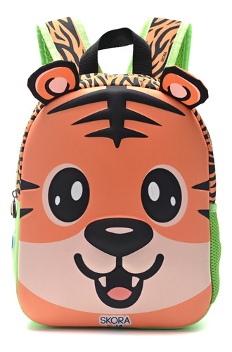 Mochila Infantil Hello Kawaii Termoformada Jardin Cole Skora