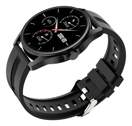 Smartwatch G-tide Reloj R3 Caja Azul Correa Negro Bisel Negro Diseño De La Correa Milanese