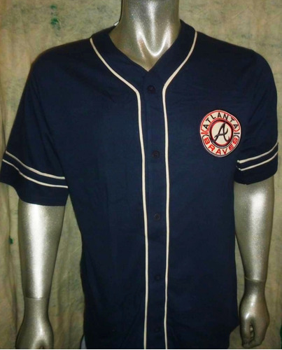 Camisa Azul - Talla M Y Xl - Marca Lee - Bravos De Atlanta