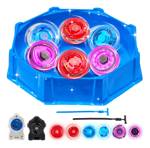 Beyblade Metal 6 Piezas Juguetes De Batalla Trompos