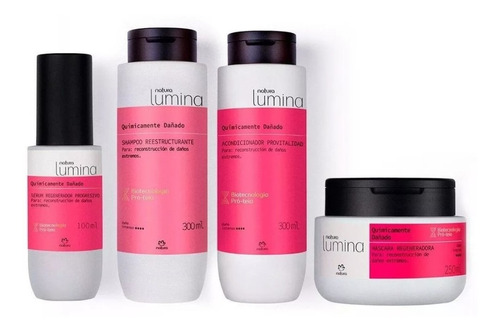 Kit Natura Químicamente Lúmina Remate!! - mL a $111