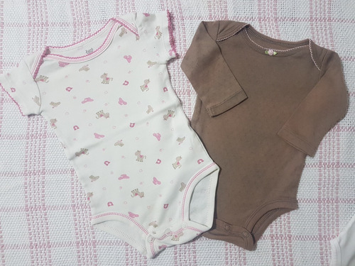 Carters Bodys M/corta 6 Meses Y 3 Meses X 2