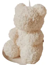 Comprar Molde De Silicon De Oso Con Rosas Para Velas Jabones