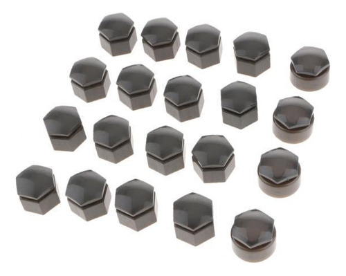 4 X 20 Unids Gris Rueda Tuerca Tornillo Cubierta Tornillo