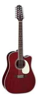 Guitarra acústica Takamine Signature Stories JJ325SRC-12 para diestros red stain brillante