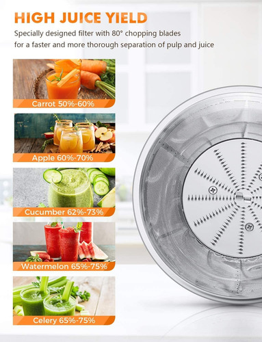 Extractor De Zumos, Extractor De Zumos Centrifugo Bextcok Ex