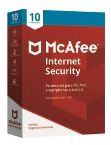 Mcafee Internet Security 2024 10 Equipos 1 Año