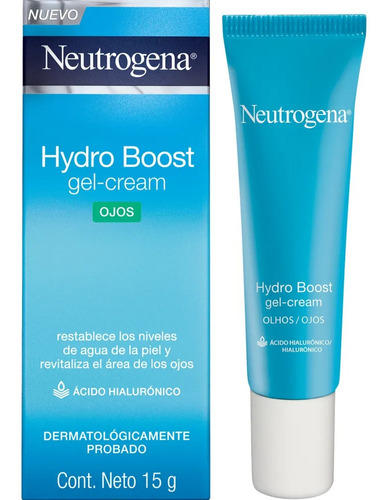 Neutrogena Hydro Boost Ojos Gel Crema Hidratante X 15g