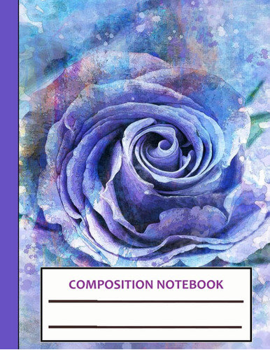 Libro: Blank Composition Notebook: Unruled 200 Pages 8.5 X 1