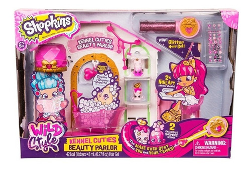 Imagen 1 de 4 de Shopkins Playset Centro De Belleza + 2 Figuras Original