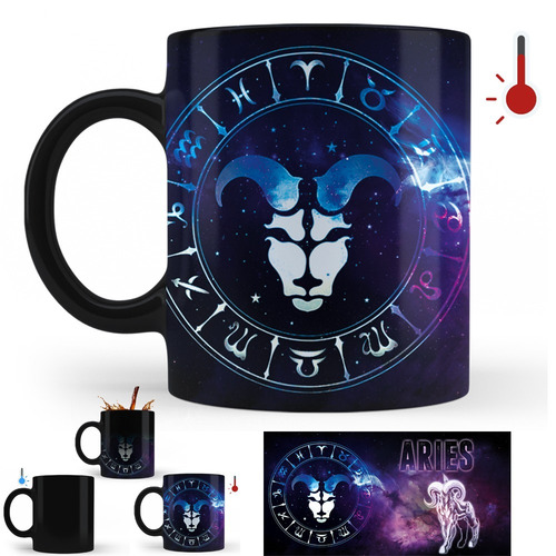 Imagen 2 de 3 de Taza Mágica Caballeros Del Zodiaco Aries